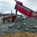 December 21st 2016: Prepping lower area for truck port